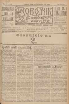 Robotnik : centralny organ P.P.S. R.28, nr 295 (28 października 1922) = nr 1767
