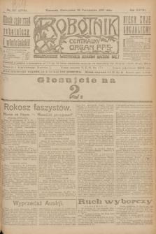 Robotnik : centralny organ P.P.S. R.28, nr 297 (30 października 1922) = nr 1769