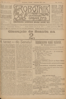 Robotnik : centralny organ P.P.S. R.28, nr 305 (7 listopada 1922) = nr 1777