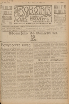 Robotnik : centralny organ P.P.S. R.28, nr 306 (8 listopada 1922) = nr 1778