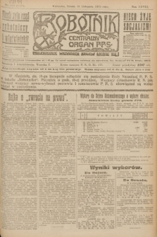 Robotnik : centralny organ P.P.S. R.28, nr 316 (18 listopada 1922) = nr 1788