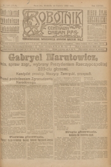 Robotnik : centralny organ P.P.S. R.28, nr 338 (10 grudnia 1922) = nr 1810