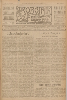 Robotnik : centralny organ P.P.S. R.28, nr 353 (28 grudnia 1922) = nr 1825