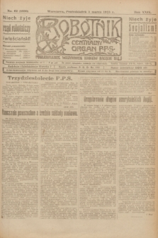 Robotnik : centralny organ P.P.S. R.29, nr 62 (5 marca 1923) = nr 1890