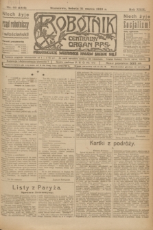 Robotnik : centralny organ P.P.S. R.29, nr 88 (31 marca 1923) = nr 1916