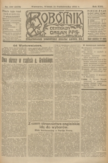 Robotnik : centralny organ P.P.S. R.30, nr 289 (21 października 1924) = nr 2470