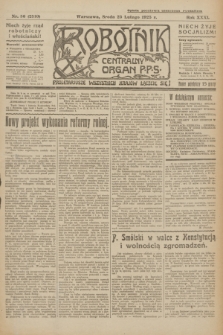 Robotnik : centralny organ P.P.S. R.31, nr 56 (25 lutego 1925) = nr 2510