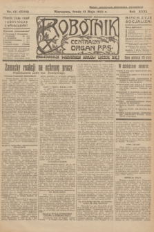 Robotnik : centralny organ P.P.S. R.31, nr 131 (13 maja 1925) = nr 2584