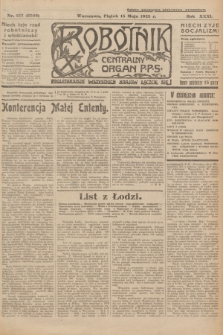 Robotnik : centralny organ P.P.S. R.31, nr 133 (15 maja 1925) = nr 2586