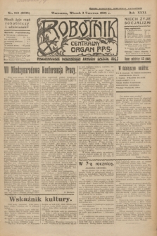 Robotnik : centralny organ P.P.S. R.31, nr 150 (2 czerwca 1925) = nr 2603