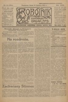 Robotnik : centralny organ P.P.S. R.31, nr 158 (10 czerwca 1925) = nr 2611