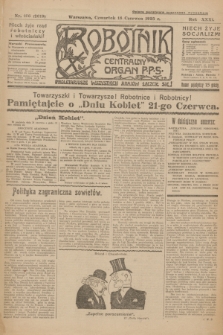 Robotnik : centralny organ P.P.S. R.31, nr 166 (18 czerwca 1925) = nr 2619