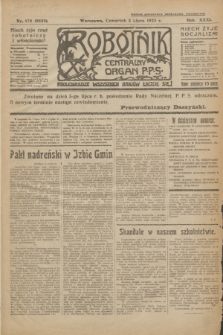 Robotnik : centralny organ P.P.S. R.31, nr 179 (2 lipca 1925) = nr 2633