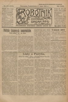 Robotnik : centralny organ P.P.S. R.31, nr 204 (27 lipca 1925) = nr 2658