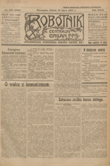 Robotnik : centralny organ P.P.S. R.31, nr 208 (31 lipca 1925) = nr 2662