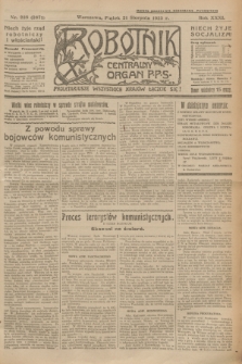 Robotnik : centralny organ P.P.S. R.31, nr 228 (21 sierpnia 1925) = nr 2671