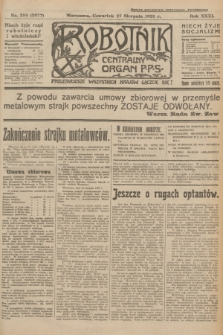 Robotnik : centralny organ P.P.S. R.31, nr 234 (27 sierpnia 1925) = nr 2677
