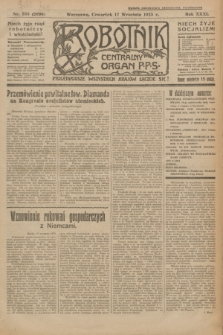 Robotnik : centralny organ P.P.S. R.31, nr 255 (17 września 1925) = nr 2698
