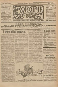 Robotnik : centralny organ P.P.S. R.31, nr 263 (25 września 1925) = nr 2706