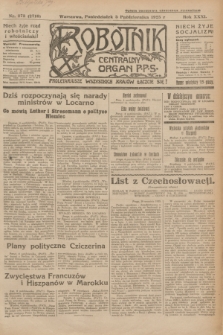 Robotnik : centralny organ P.P.S. R.31, nr 273 (5 października 1925) = nr 2716