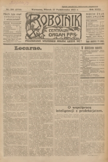 Robotnik : centralny organ P.P.S. R.31, nr 295 (27 października 1925) = nr 2738