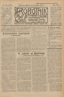 Robotnik : centralny organ P.P.S. R.31, nr 309 (10 listopada 1925) = nr 2752