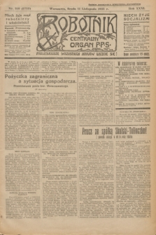 Robotnik : centralny organ P.P.S. R.31, nr 310 (11 listopada 1925) = nr 2753