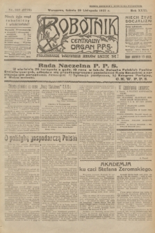 Robotnik : centralny organ P.P.S. R.31, nr 327 (28 listopada 1925) = nr 2770
