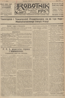 Robotnik : centralny organ P.P.S. R.32, № 117 (29 kwietnia 1926) = № 2917