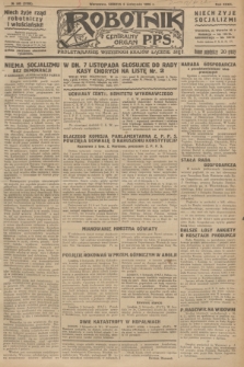 Robotnik : centralny organ P.P.S. R.32, № 305 (6 listopada 1926) = № 3105