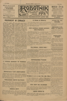 Robotnik : centralny organ P.P.S. R.33, № 6 (7 stycznia 1927) = № 3164