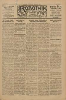 Robotnik : centralny organ P.P.S. R.33, № 9 (10 stycznia 1927) = № 3167