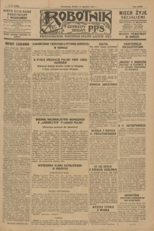 Robotnik : centralny organ P.P.S. R.33, № 11 (12 stycznia 1927) = № 3169
