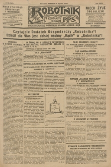 Robotnik : centralny organ P.P.S. R.33, № 29 (30 stycznia 1927) = № 3187
