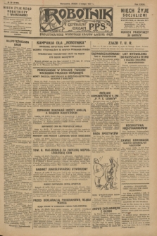 Robotnik : centralny organ P.P.S. R.33, № 32 (2 lutego 1927) = № 3190
