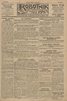 Robotnik : centralny organ P.P.S. R.33, № 39 (9 lutego 1927) = № 3199