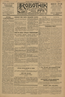 Robotnik : centralny organ P.P.S. R.33, № 77 (19 marca 1927) = № 3277