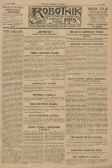 Robotnik : centralny organ P.P.S. R.33, nr 186 (9 lipca 1927) = nr 3386