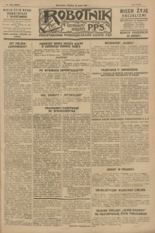 Robotnik : centralny organ P.P.S. R.33, nr 199 (22 lipca 1927) = nr 3399