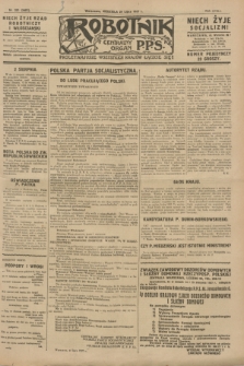 Robotnik : centralny organ P.P.S. R.33, nr 201 (24 lipca 1927) = № 3401