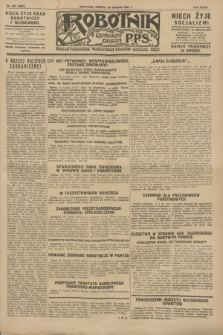 Robotnik : centralny organ P.P.S. R.33, nr 227 (20 sierpnia 1927) = nr 3067
