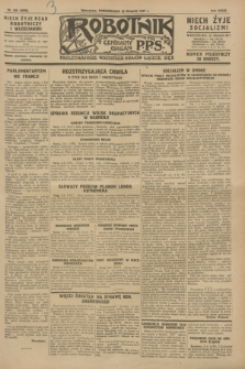 Robotnik : centralny organ P.P.S. R.33, nr 229 (22 sierpnia 1927) = nr 3069
