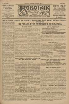 Robotnik : centralny organ P.P.S. R.33, nr 246 (8 września 1927) = nr 3086