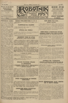 Robotnik : centralny organ P.P.S. R.33, nr 252 (14 września 1927) = nr 3092