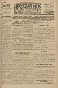 Robotnik : centralny organ P.P.S. R.33, nr 269 (1 października 1927) = nr 3109