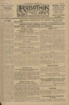 Robotnik : centralny organ P.P.S. R.33, nr 275 (7 października 1927) = nr 3115
