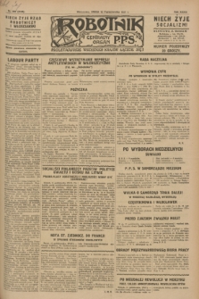 Robotnik : centralny organ P.P.S. R.33, nr 280 (12 października 1927) = nr 3120
