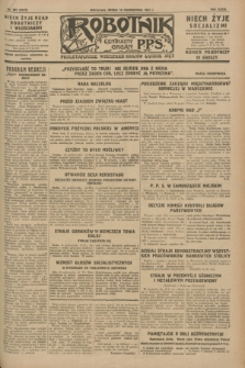 Robotnik : centralny organ P.P.S. R.33, nr 287 (19 października 1927) = nr 3127