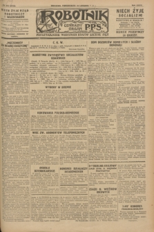 Robotnik : centralny organ P.P.S. R.33, nr 313 (14 listopada 1927) = nr 3153