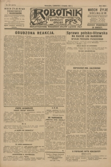 Robotnik : centralny organ P.P.S. R.33, nr 337 (8 grudnia 1927) = nr 3177